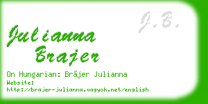 julianna brajer business card